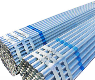 Q195 Q215 Galvanized Steel Round Tube , Q345 Hot Dip Galvanized Steel Pipe