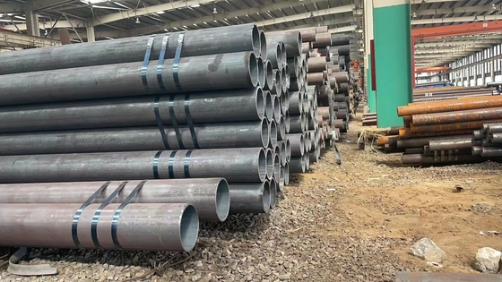 ASTM A106 বিজোড় বৃত্তাকার খাদ ইস্পাত পাইপ সমুদ্র প্যাকেজ 12 মিটার