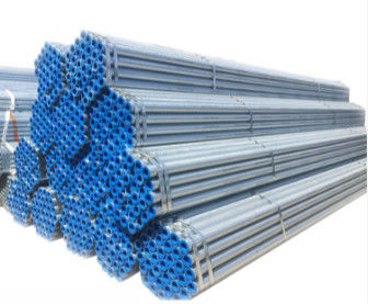 Q195 Q215 Galvanized Steel Round Tube , Q345 Hot Dip Galvanized Steel Pipe